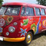 Flower power Volkswagen Transporter T1