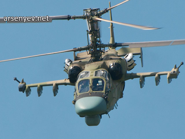 Ка-52 Аллигатор вертолет
