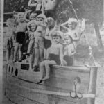 воспитанники детского сада на загородной даче з-да «Аскольд» в 1959 году